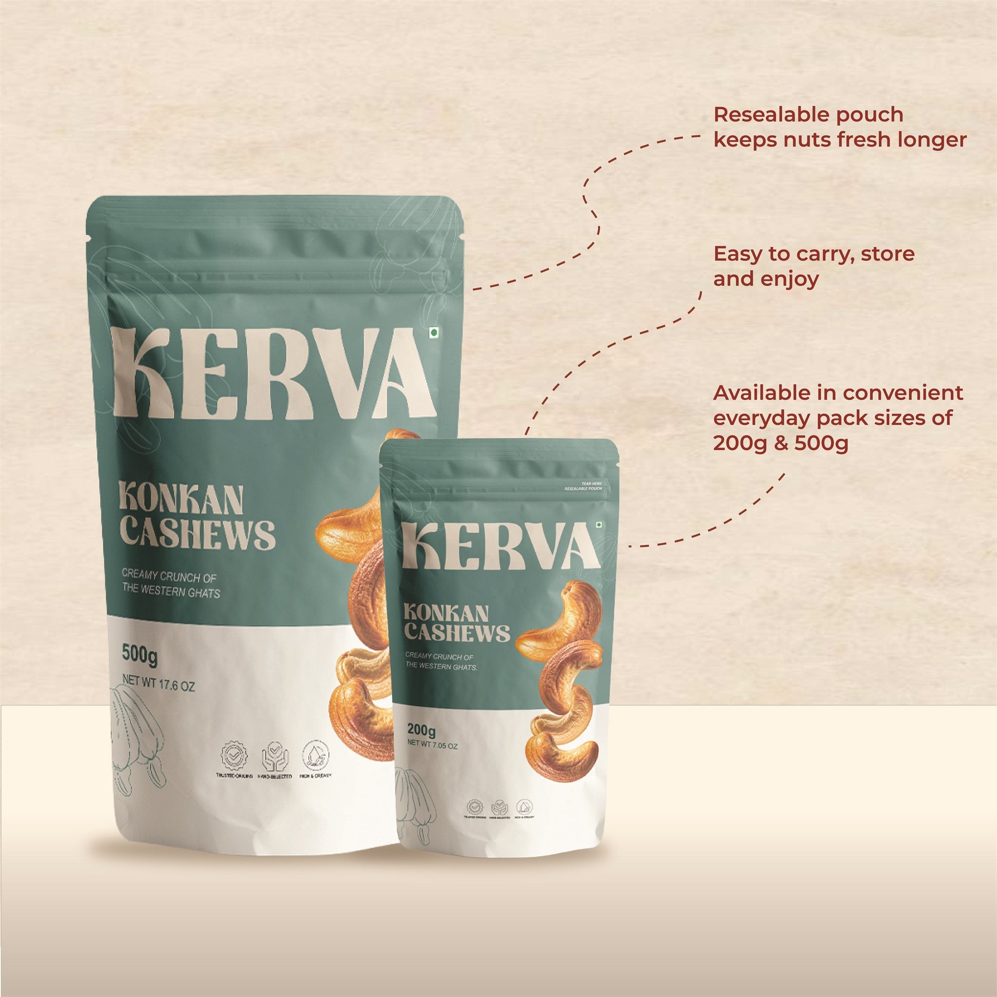 Kerva Konkan Cashews 200g - View 7