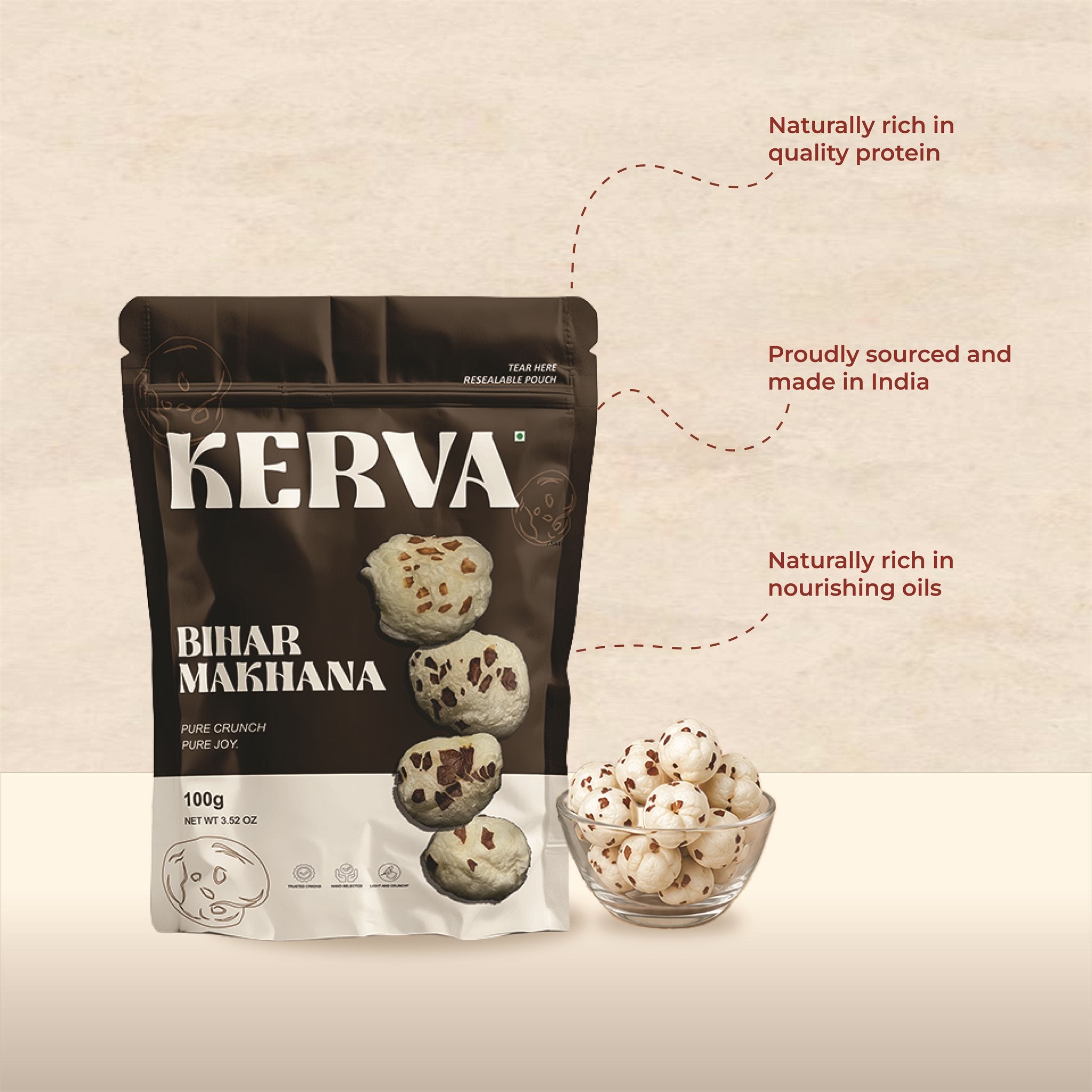 Kerva Bihar Makhana 100g - View 5