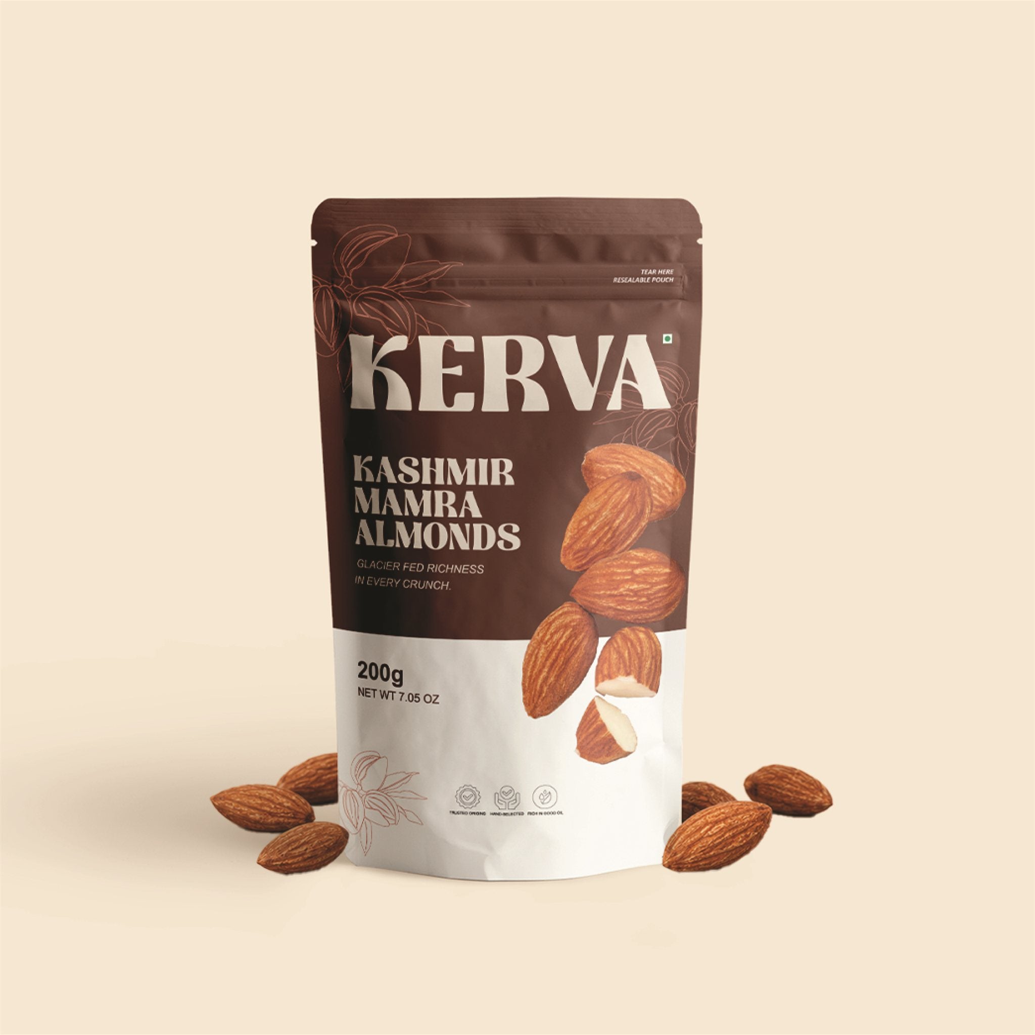Kerva Kashmiri Mamra Almonds