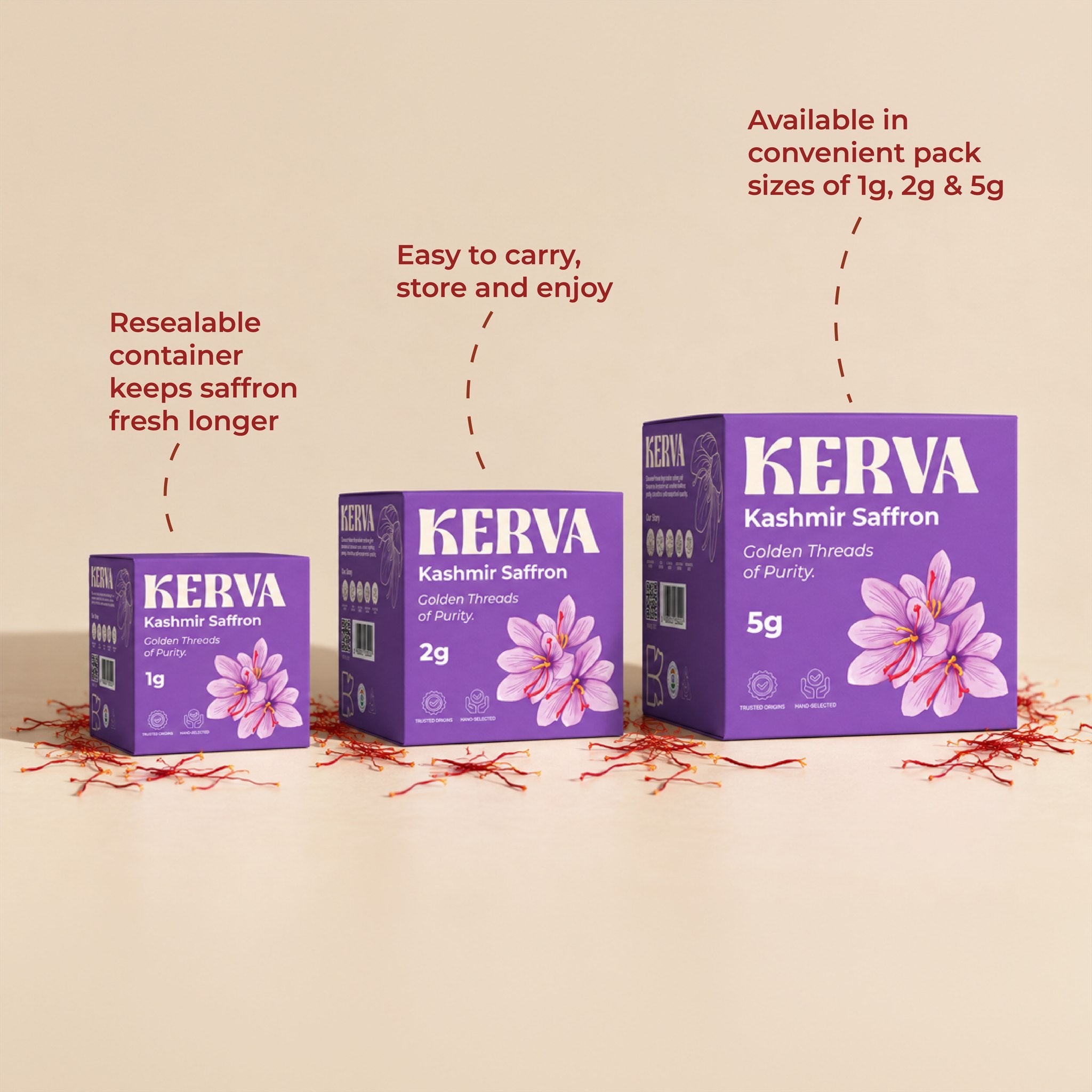Kerva Kashmir Saffron 1g - View 4