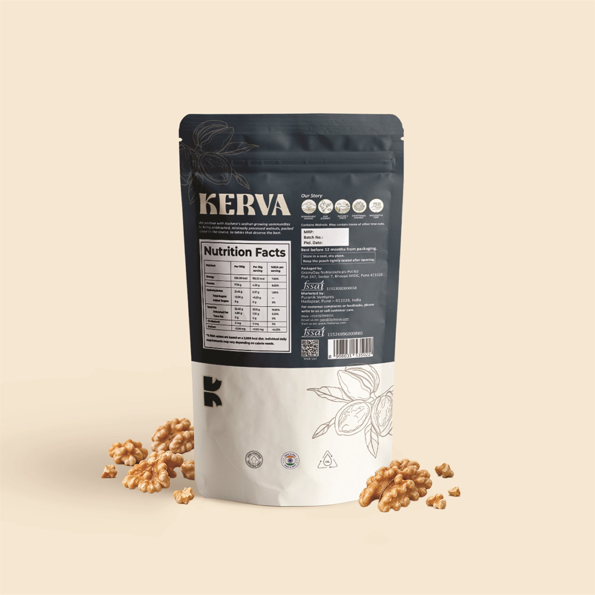 Kerva Kashmir Walnuts 200g - View 2