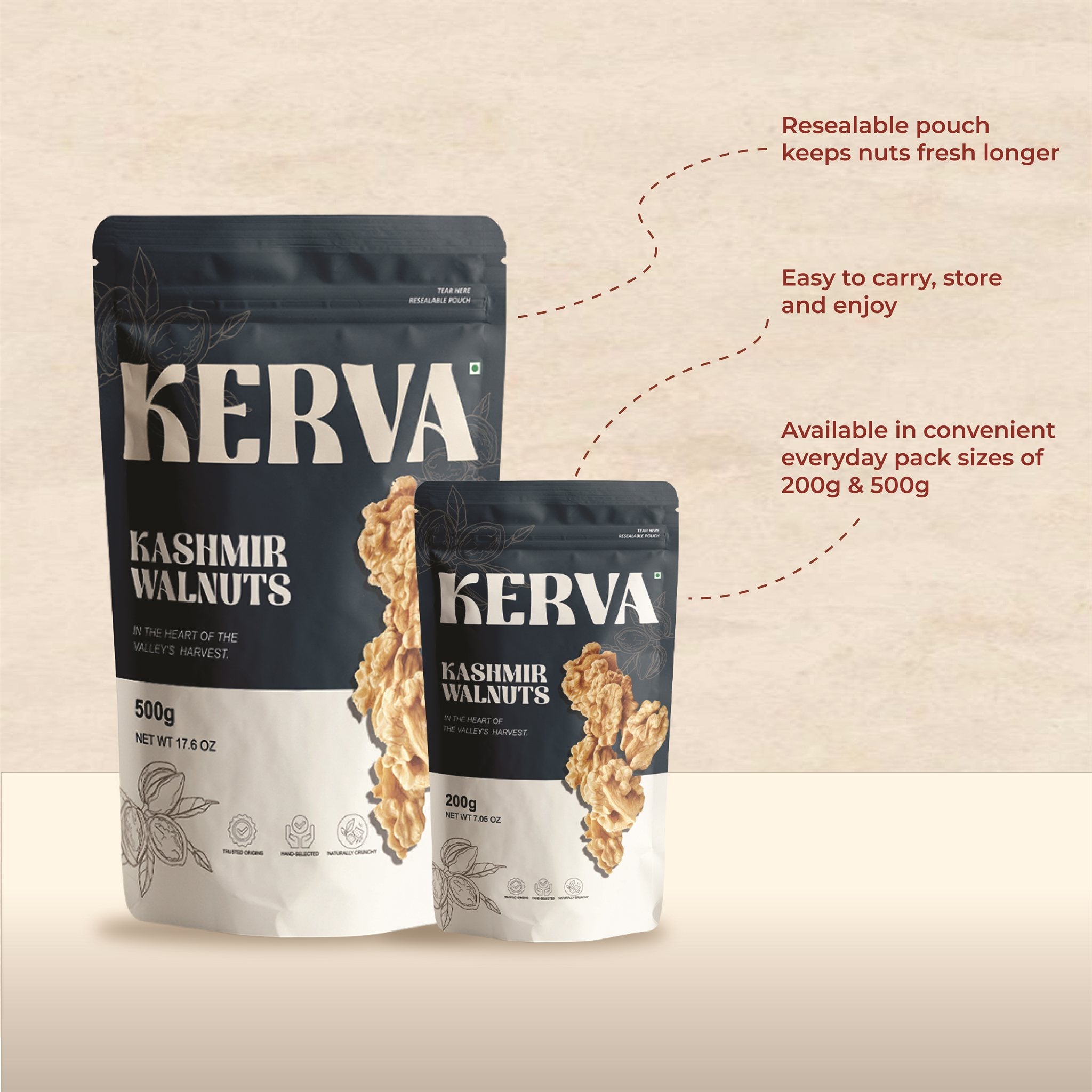 Kerva Kashmir Walnuts 200g - View 7